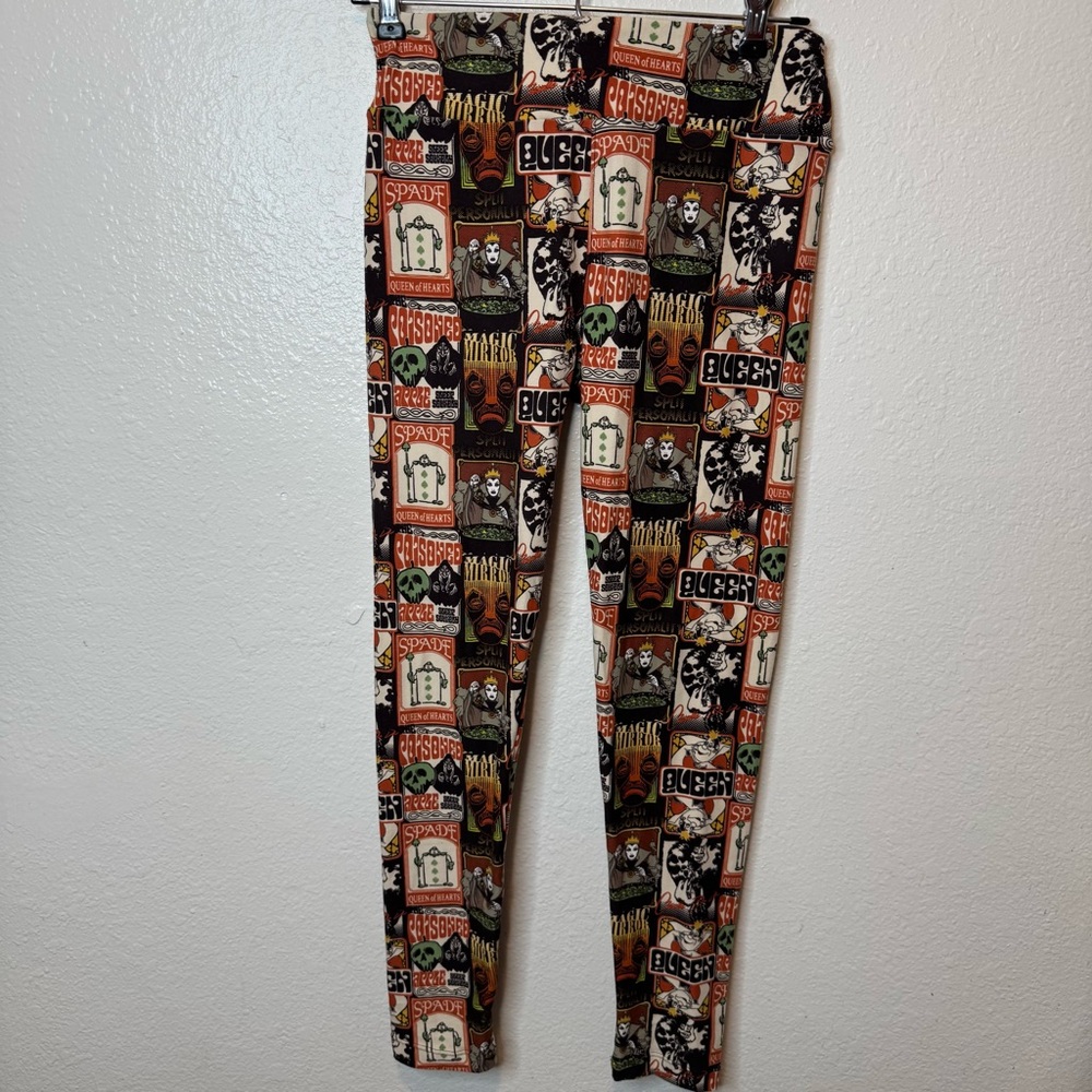 LuLaRoe Disney Villains Leggings One Size Cruella Evil Queen